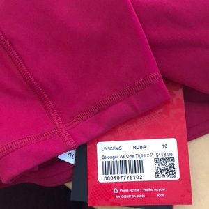 Lululemon / Barry’s Never worn New w Tags size 10